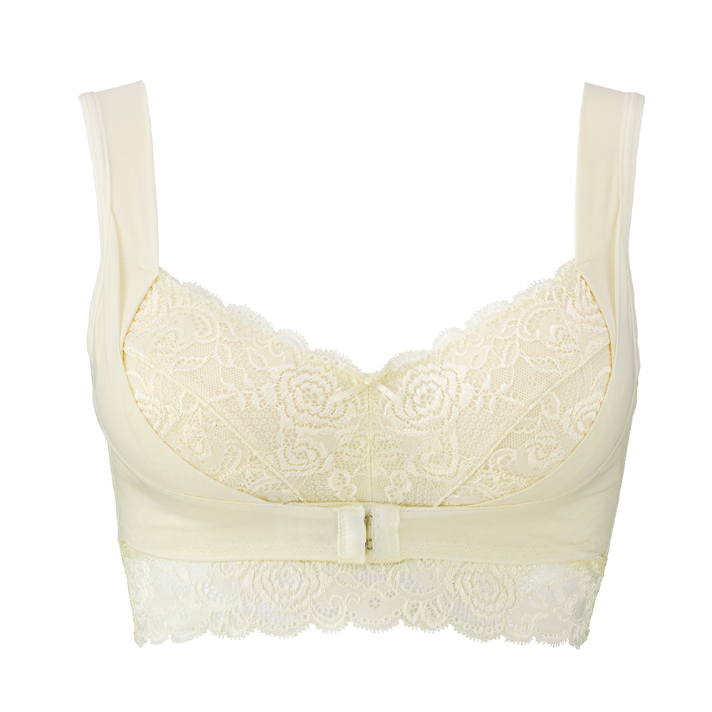 アンジェリールふんわりルームブラ/バニラクリーム+L-LL