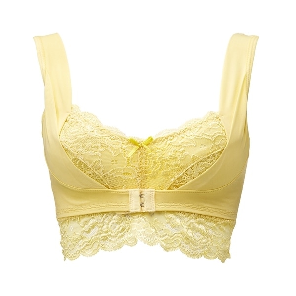 SALE/ふんわりルームブラ/レモンイエロー+L-LL