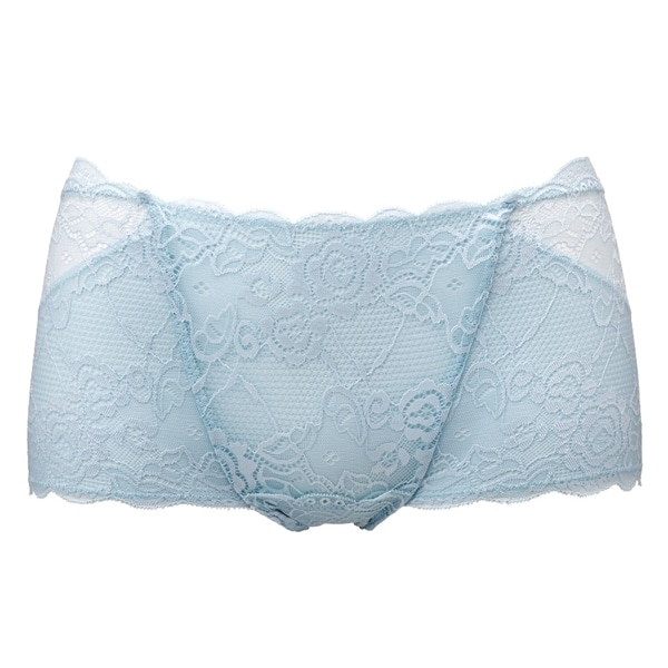 アンジェリールキュッとふんわりショーツ／アクアブルーLL