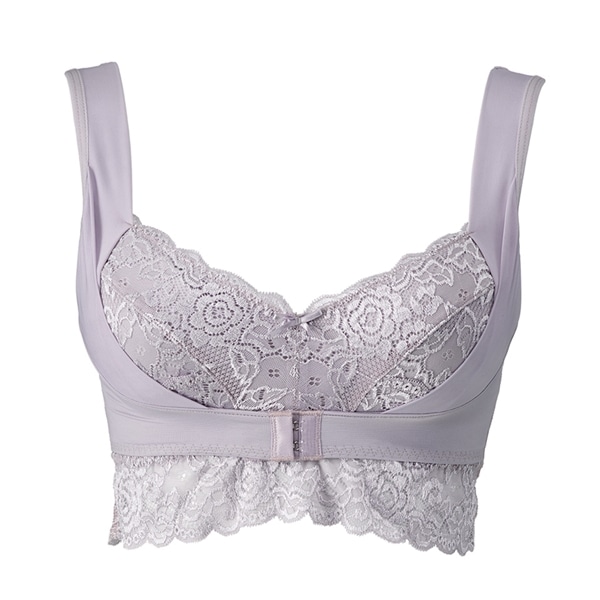 アンジェリールふんわりルームブラ/アンティークグレー+M-L